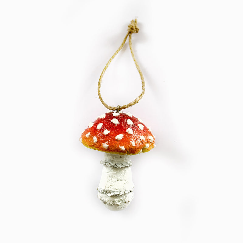 Agaric Toadstool Mushroom 3D Christmas Ornament