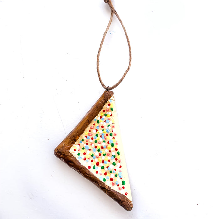 Retro Iconic Fairy Bread small Christmas Ornament