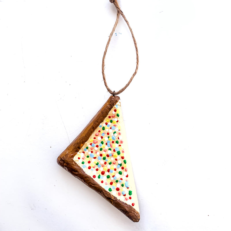 Retro Iconic Fairy Bread small Christmas Ornament