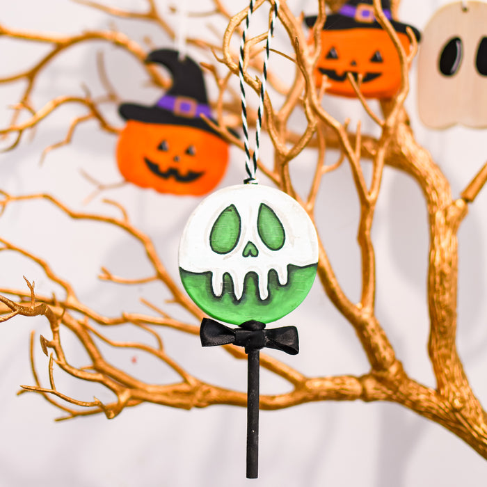 Poison Candy Apple Wooden Ornaments