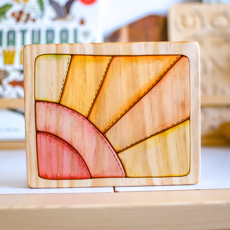 Sun Ray Wooden Jigsaw Puzzle