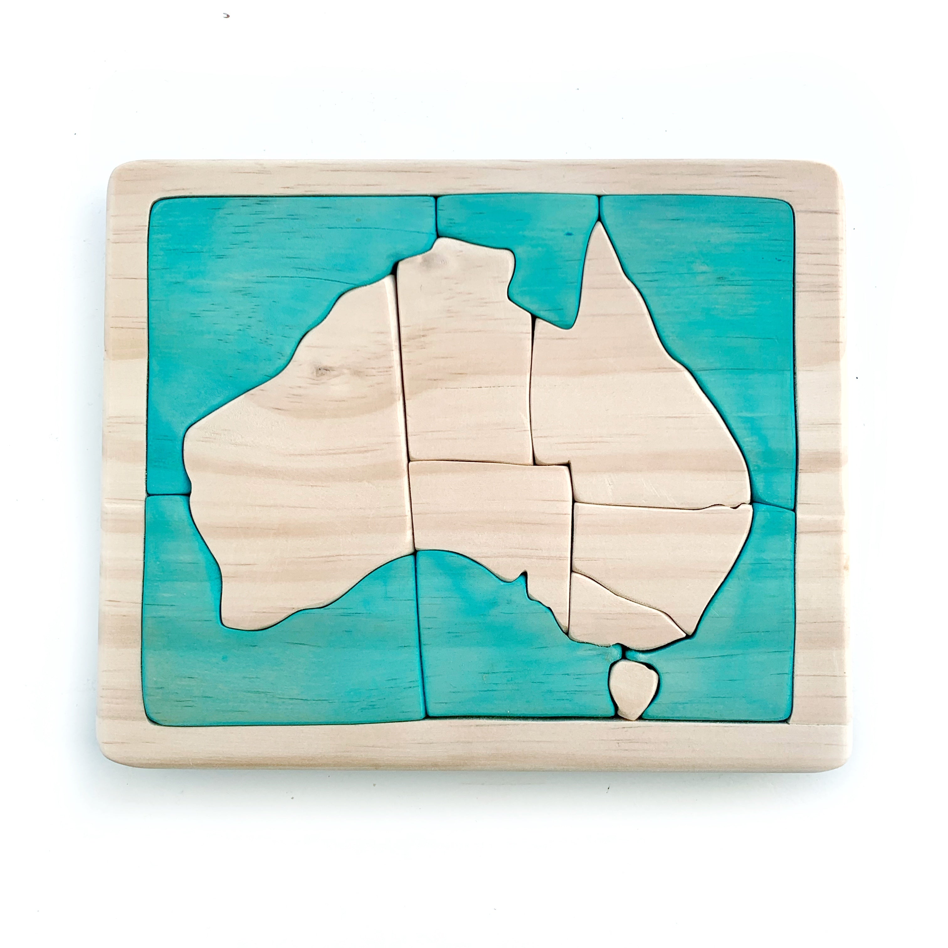 Map of Australia Wooden Jigsaw Puzzle